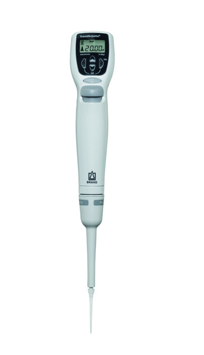 ®-electronic Transfer Pipette, DE-M, 2–20 µl, European mains adaptor (100–240 V / 50–60 Hz), #705300