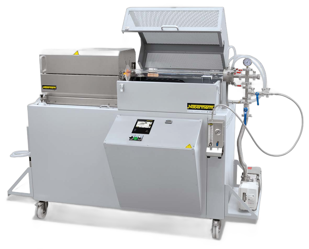 Nabertherm Tube Furnace RS 120/500/11/C550, 500 mm Heated Length, Tmax 1,100 °C, Hinged (Split-Type), RS33O1B