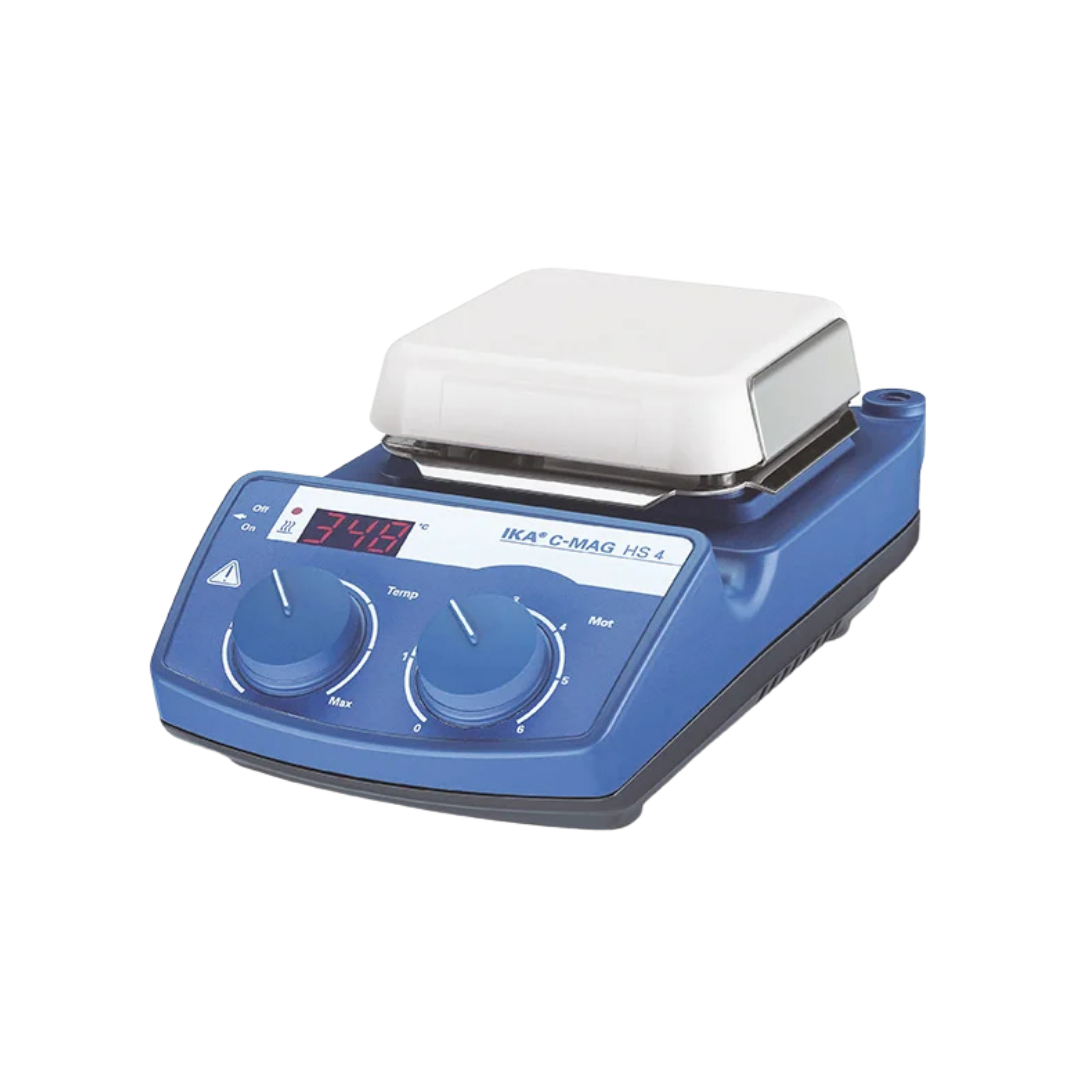 IKA C-MAG HS 4 Magnetic Stirrer with Heating, Ceramic Plate, 5 L, 500 °C, 0003581000