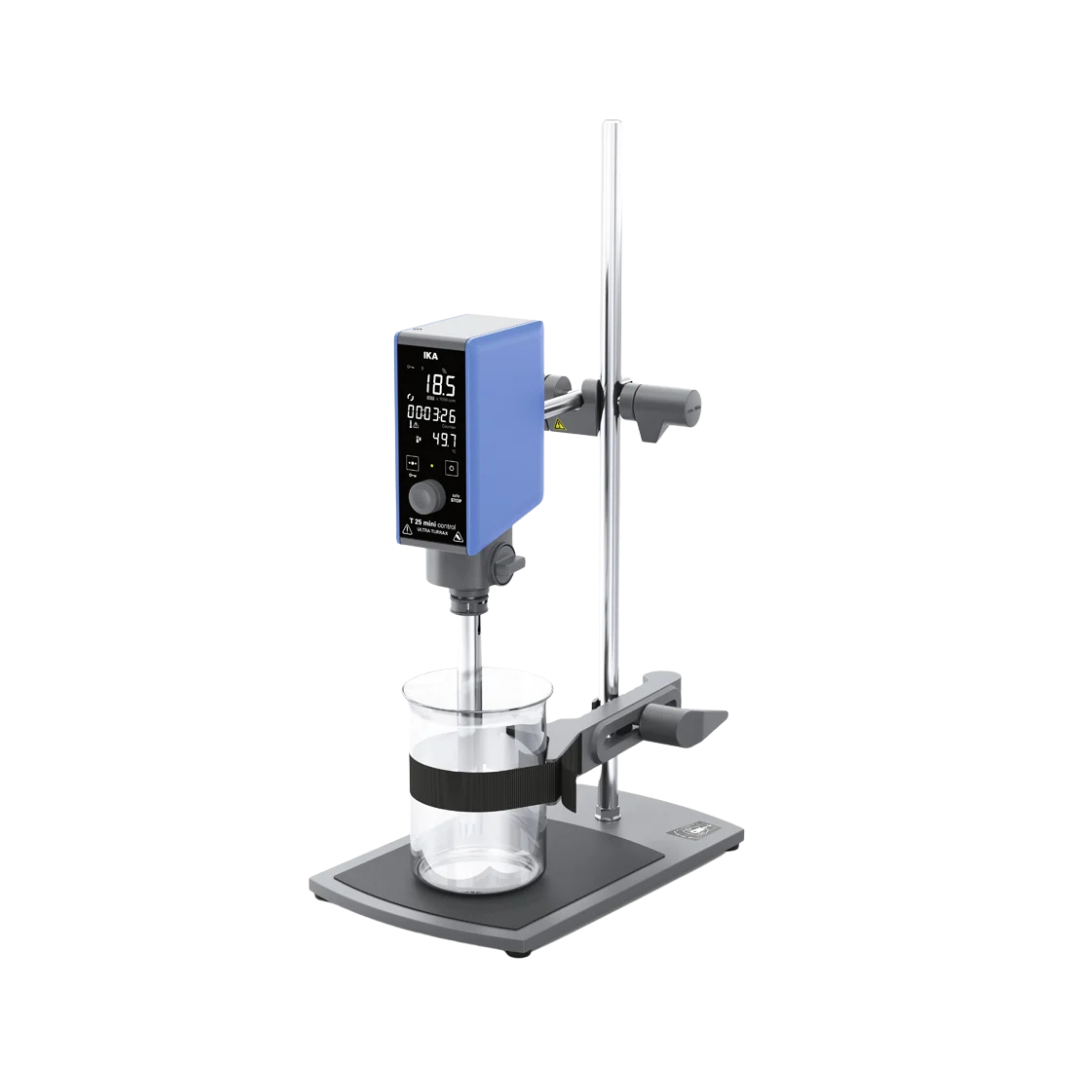 IKA T 25 mini control ULTRA-TURRAX disperser, 2,000 ml, temperature measurement, TFT, 0025006650