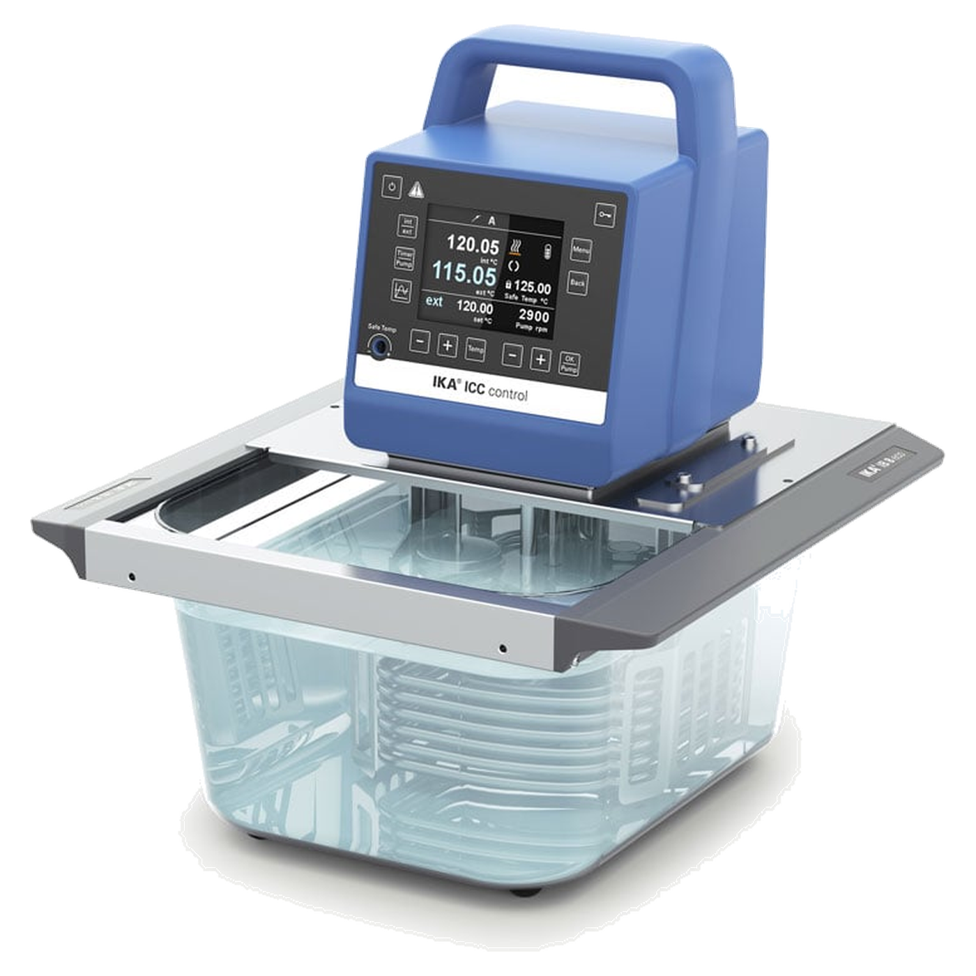 IKA ICC control eco 8 Einhängethermostat-Package, Kunststoffbad Größe S, bis 100 °C