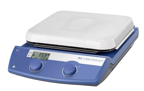 IKA magnetic stirrer with heating, ceramic hotplate, C-MAG HS 10 digital, 0004240400