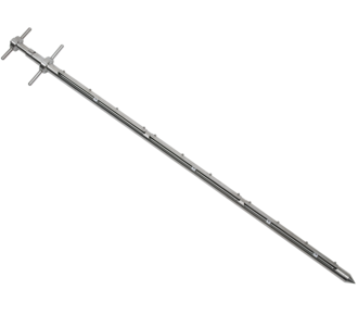 Bürkle Schürfstecher Probenlanze, Edelstahl V4A/PTFE, 900 mm Einstechtiefe, 5351-1000, Produktansicht