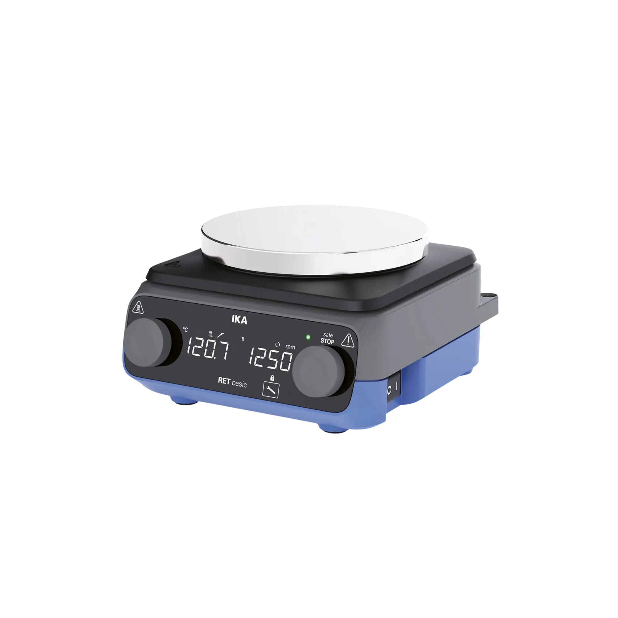 IKA RET basic magnetic stirrer with heating, stainless steel base, 0025008265