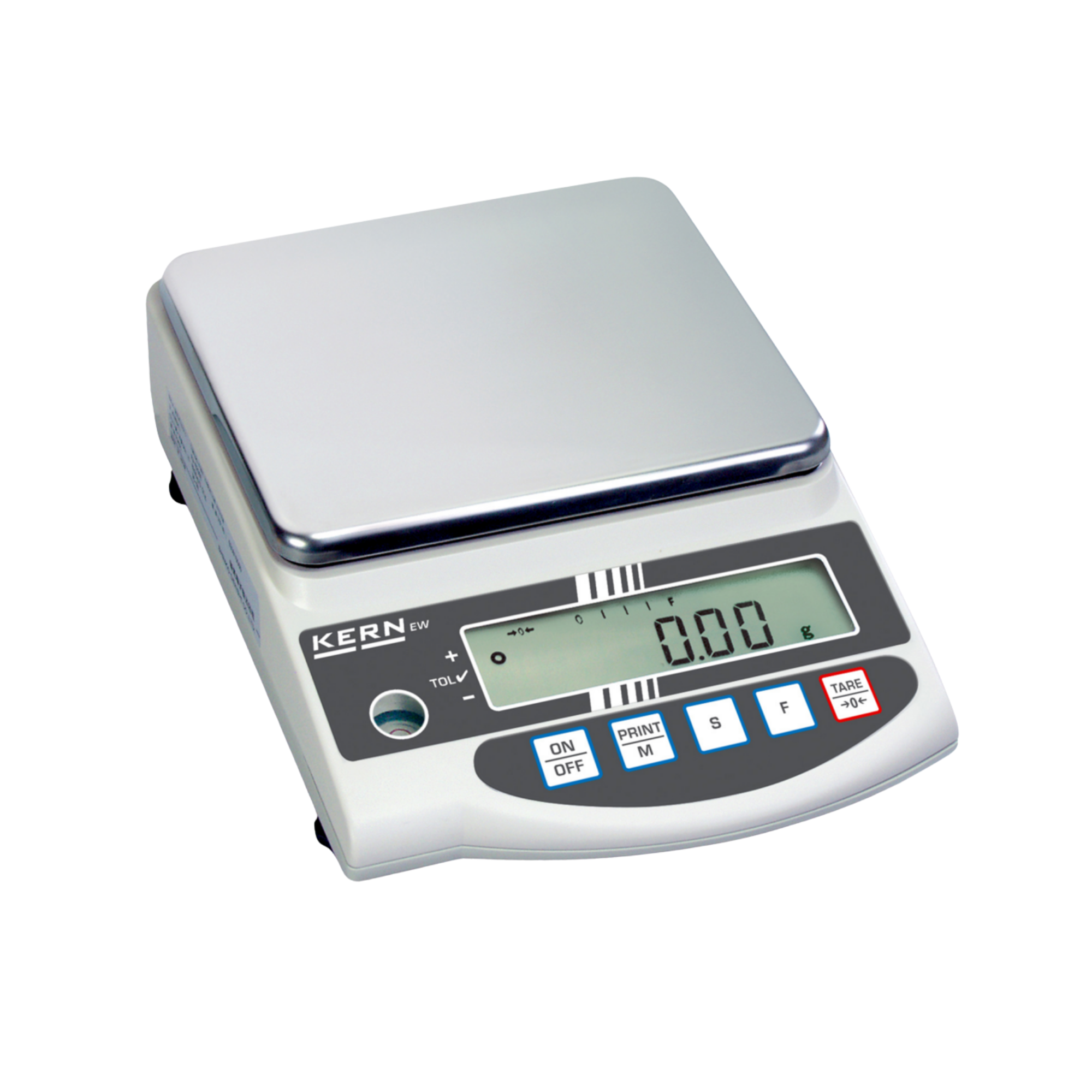 KERN EW 6200-2NM Precision Balance, 6,200 g / 0.01 g, tuning fork principle