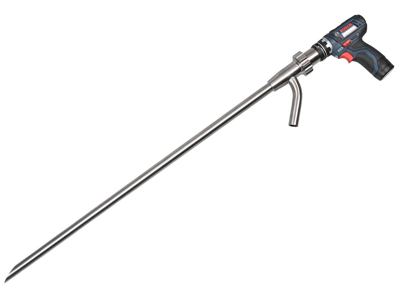 Bürkle PowderProof Probenahmelanze vertikal, Edelstahl V4A/V2A, Granulate, 900 mm, 5302-0901, Produktansicht