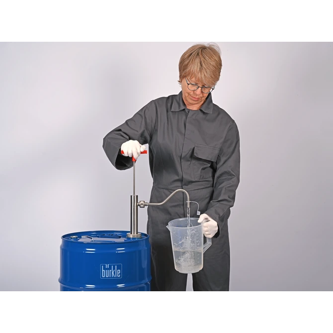 Bürkle, Stainless Steel Barrel Pump Spout, 91 cm, 540 ml per stroke, #5601-0800