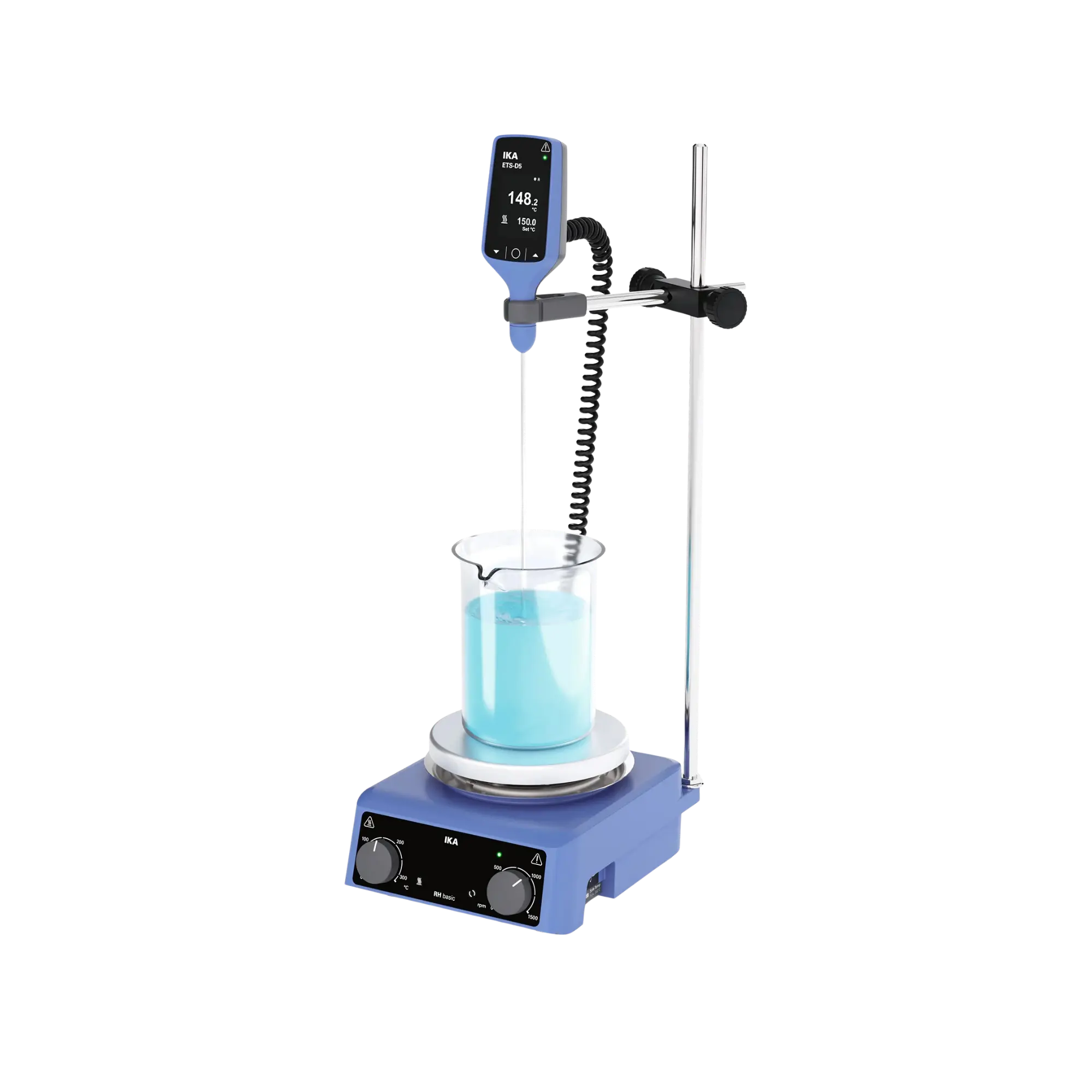 IKA RH basic ETS-D5 Solution Magnetic Stirrer Complete Package, stainless steel base, 0020106987