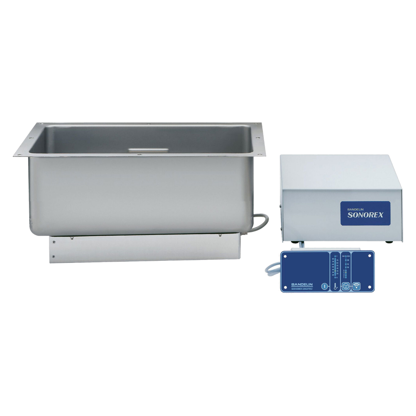 Bandelin SONOREX ZE 1058 DT Einbau-Ultraschallbad mit Tastenbedienung und Temperaturanzeige, 46 Liter