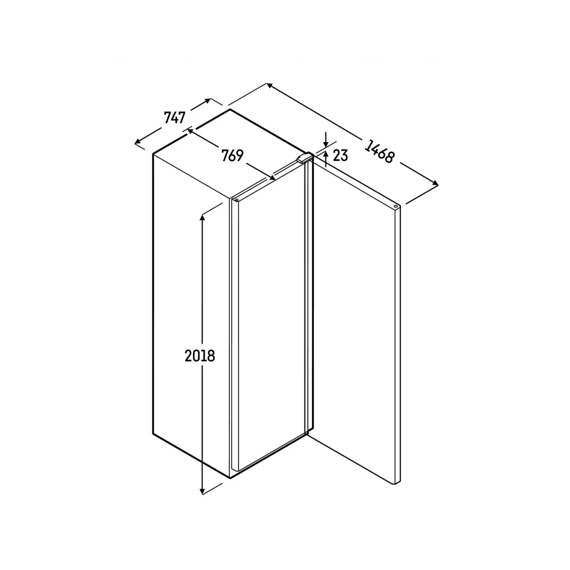 Liebherr FFFsg 6501-40 upright freezer, SmartFrost, 573 l, –9 °C to –26 °C, 2451537