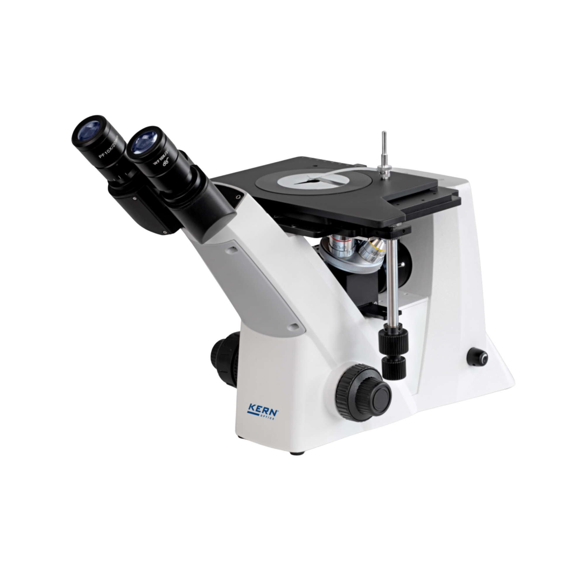KERN OLM 170 Metallurgical Inversion Microscope, Reflected Light, LED, Trinocular
