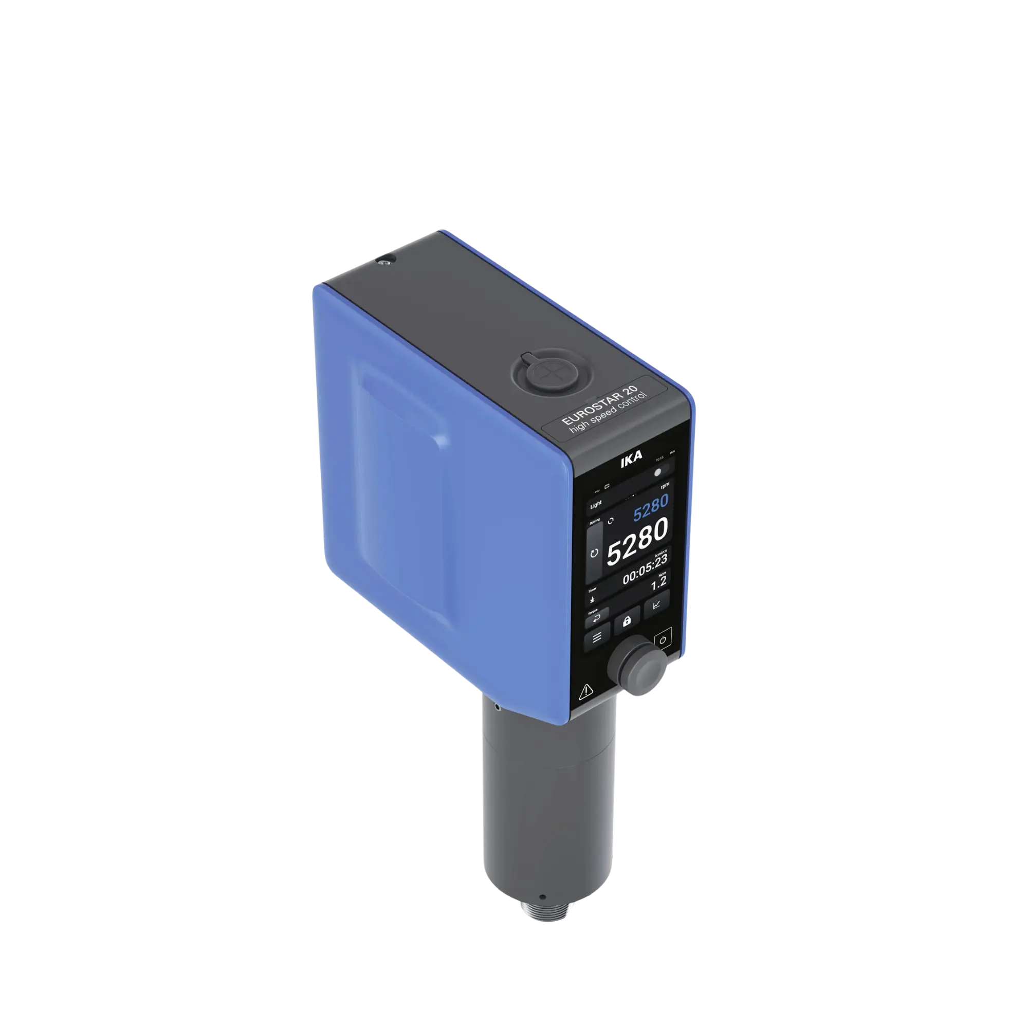 IKA EUROSTAR 20 overhead stirrer with high-speed control and TFT display, up to 6000 rpm, 0020105161