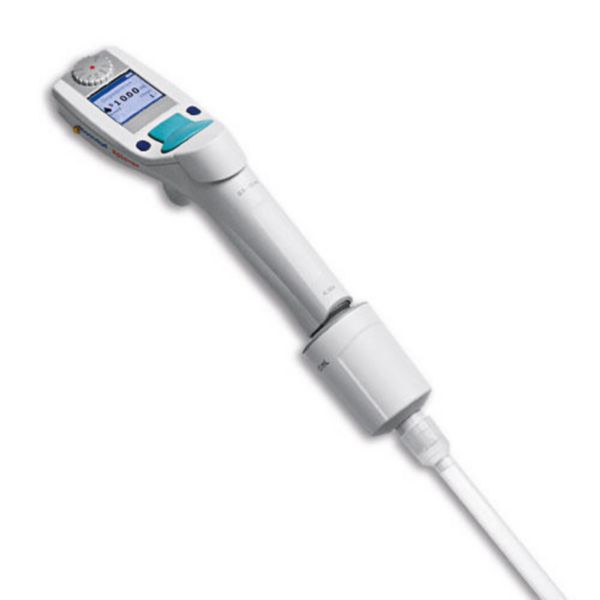 Eppendorf Pipette Xplorer, Einkanal, 0,5-10 mL, Multifunktionswippe türkis für Pipettenspitzen 10 mL, 4861000066