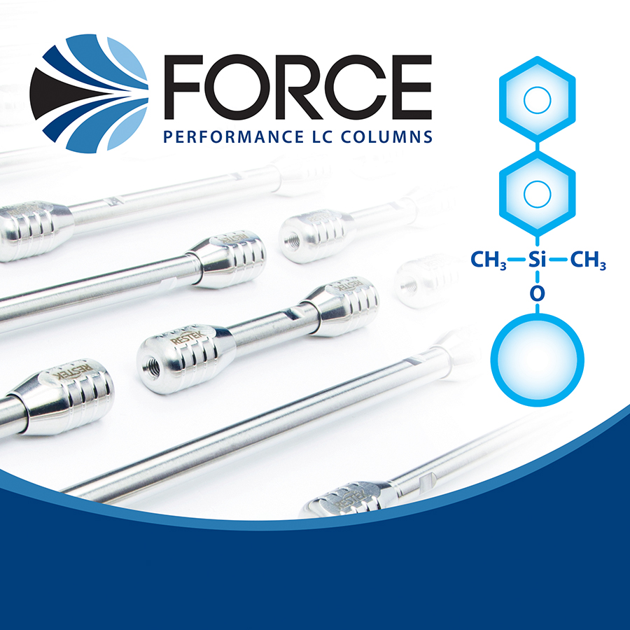 Restek Force Biphenyl, 1.8 µm, 100 x 2.1 mm LC column, 9629212