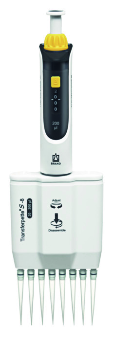 ®S-8 Transfer Pipette, 20–200 µl, variable, M8-200, DE-M, #705910