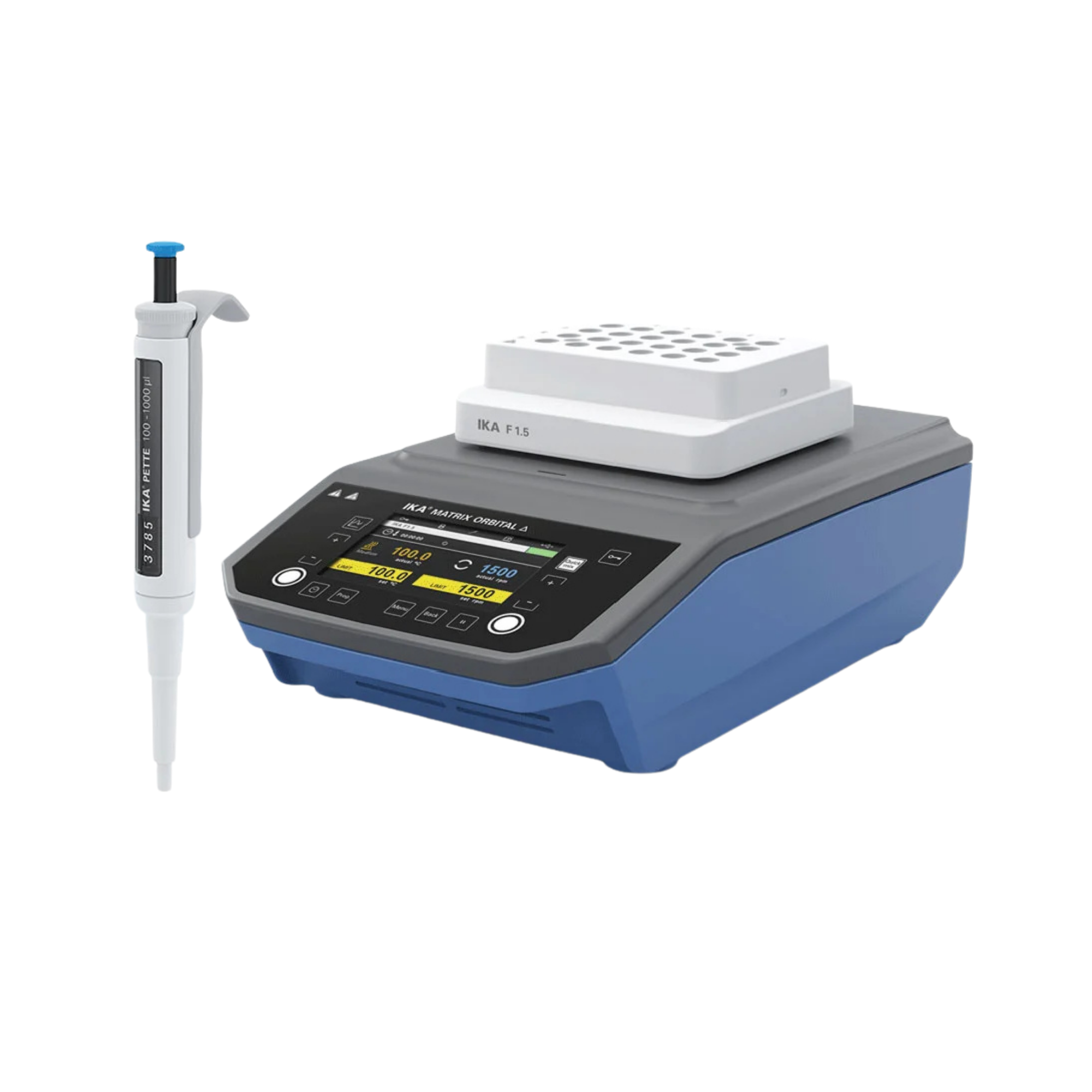 IKA MATRIX Orbital Delta F1.5, thermal shaker set (1.5 ml) including pipette, 0010006249