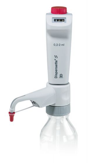 Brand Bottle-top dispenser, Dispensette®S, Digital, DE-M, 0.2–2 ml, without RDV, #4600320