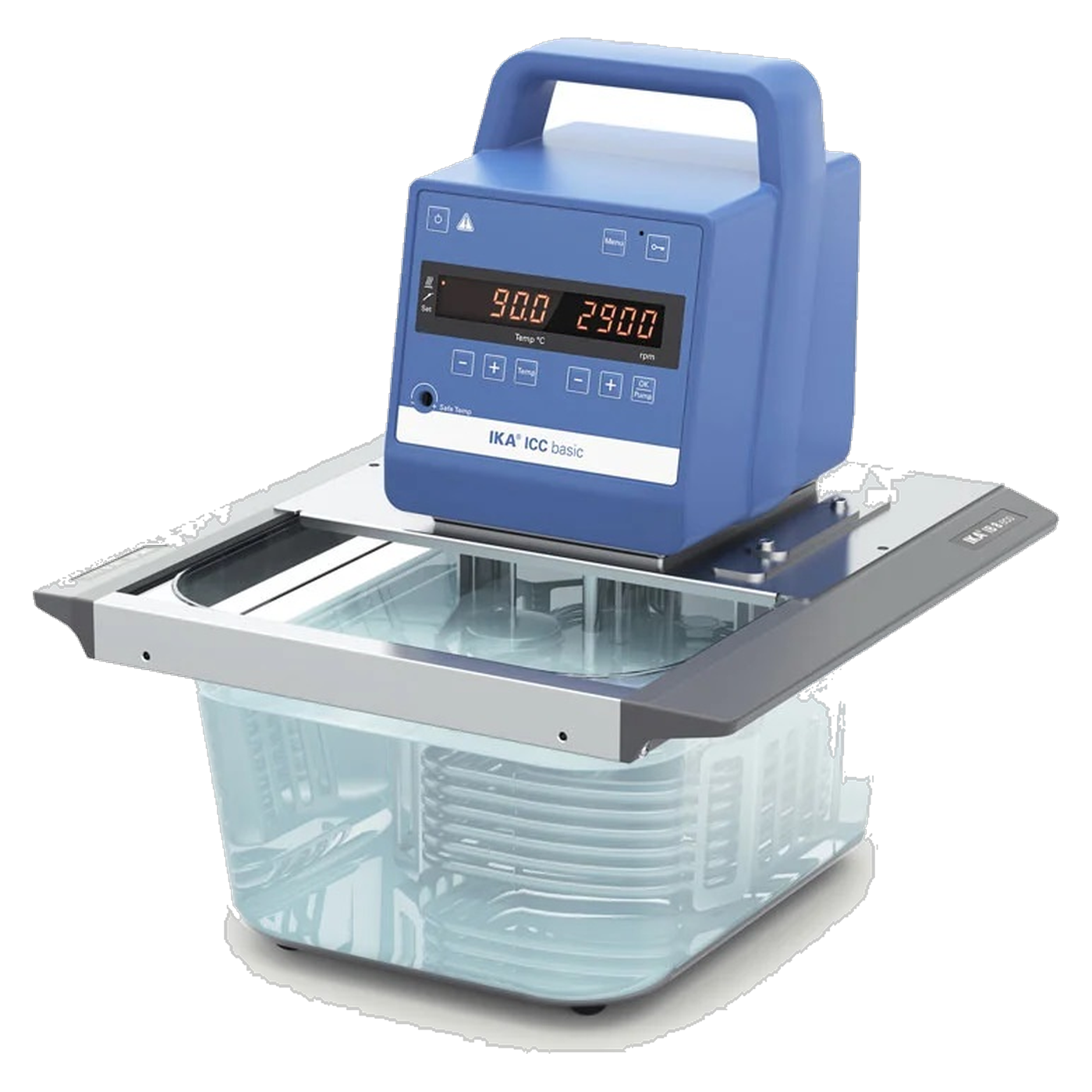 IKA ICC basic eco 8 Einhängethermostat-Package, Kunststoffbad Größe S, bis 100 °C