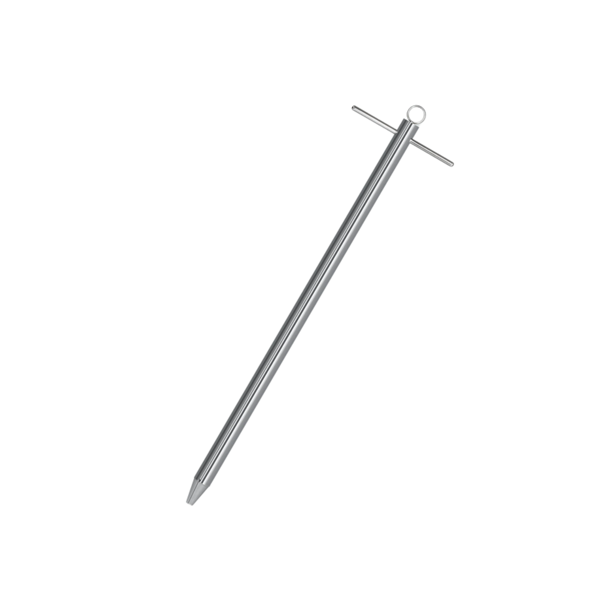 Bürkle folding corer for multi-layer samples, V4A (1.4404), overall length 833.5 mm, 5359-1800