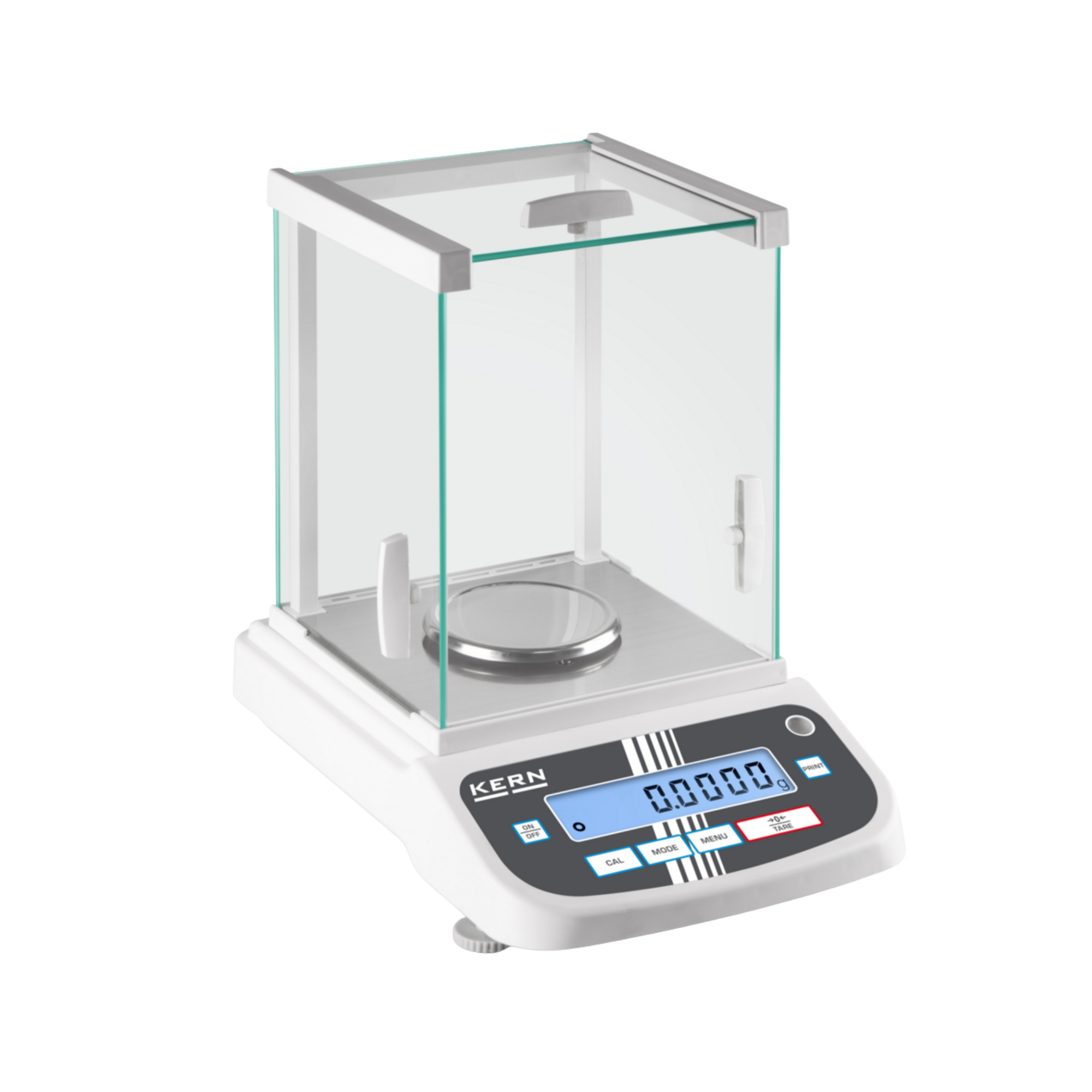 KERN ADJ 200-4 analytical balance, self-calibrating, 220 g / 0.1 mg