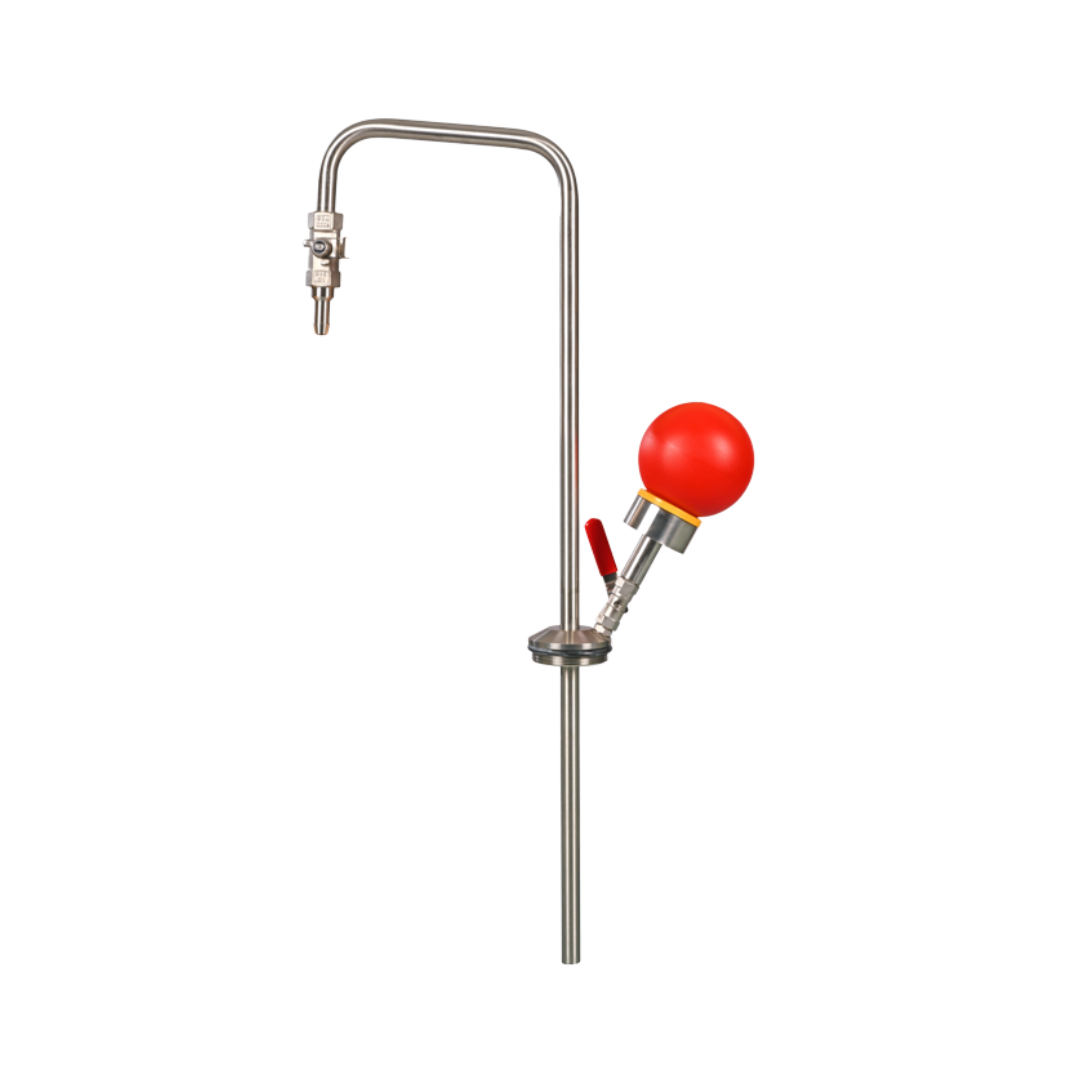 Bürkle hand pump for solvents, stainless steel, 60 cm, 5603-1000
