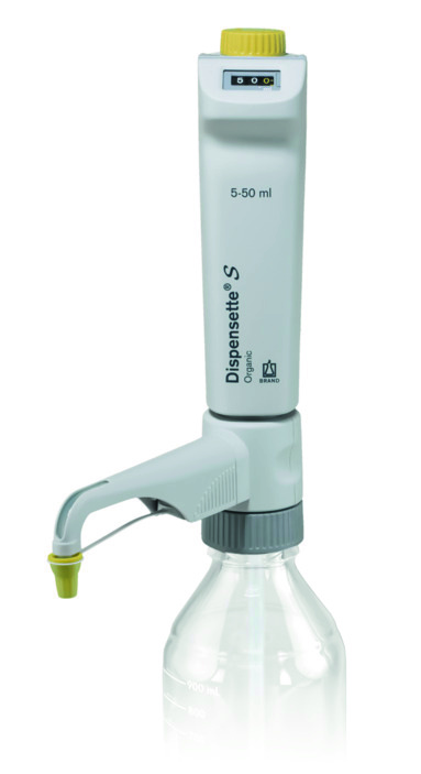 Brand Flaschenaufsatz-Dispenser, Dispensette® S, Organic, Digital, DE-M, 5-50 ml, ohne RDV, #4630360