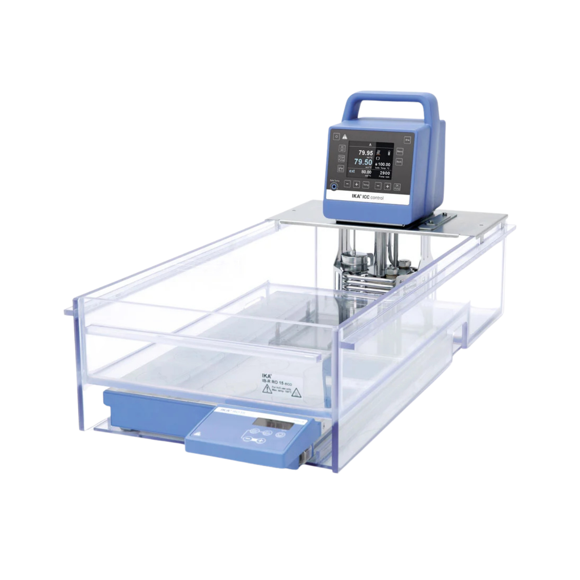 IKA Compact Thermostat Package ICC control IB R RO 15 eco, polycarbonate bath, 0010002474
