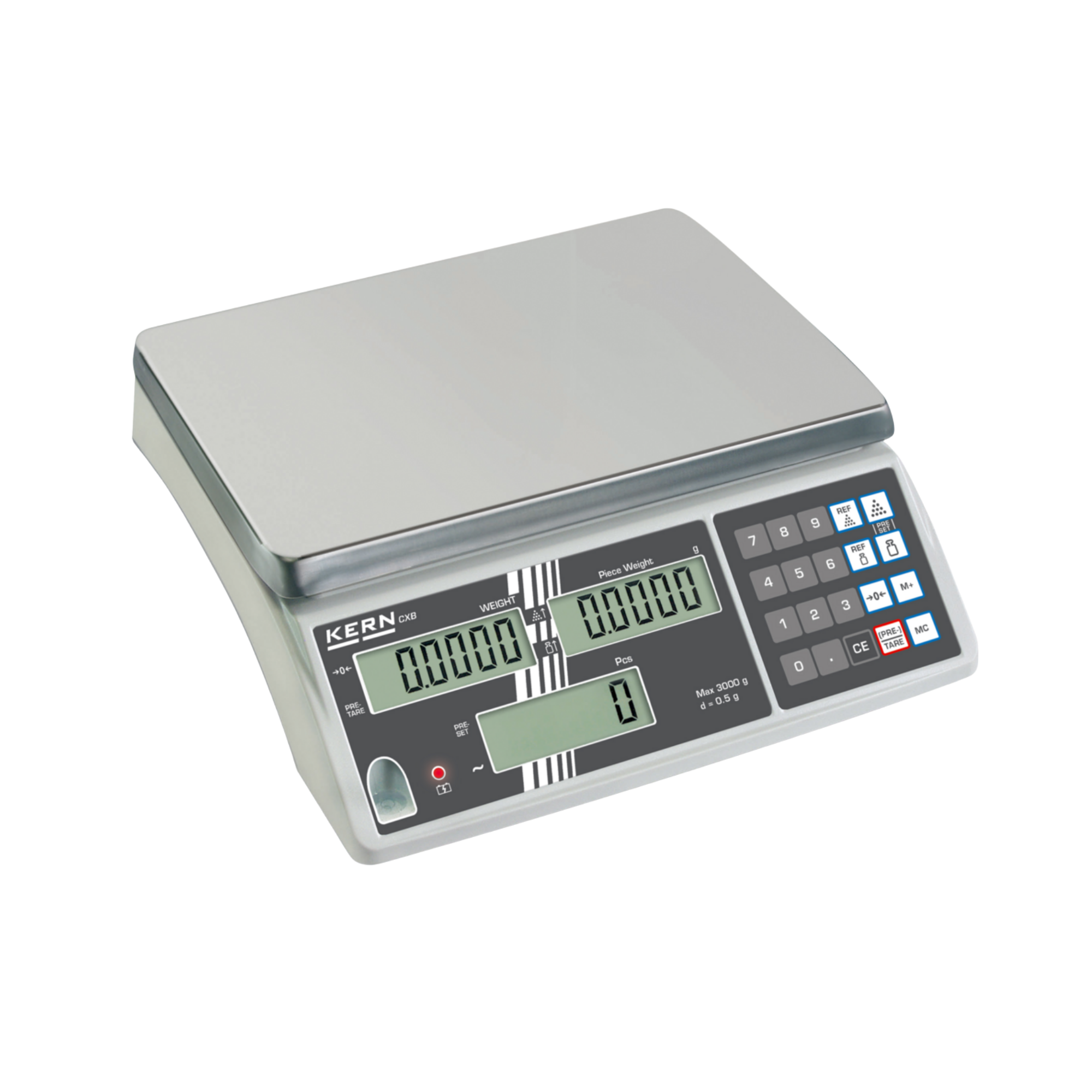 KERN CXB 30K2 counting scale, stock-taking and order-picking scale, 30 kg / 2 g