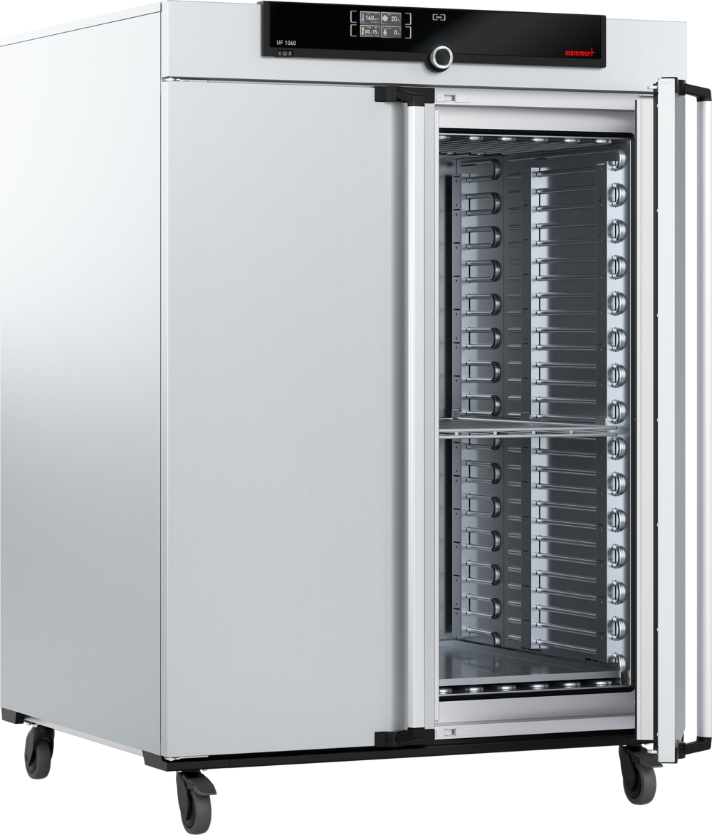 Memmert UF1060 Universal Oven, 1060 litres, forced-air circulation, 300 °C, SingleDISPLAY