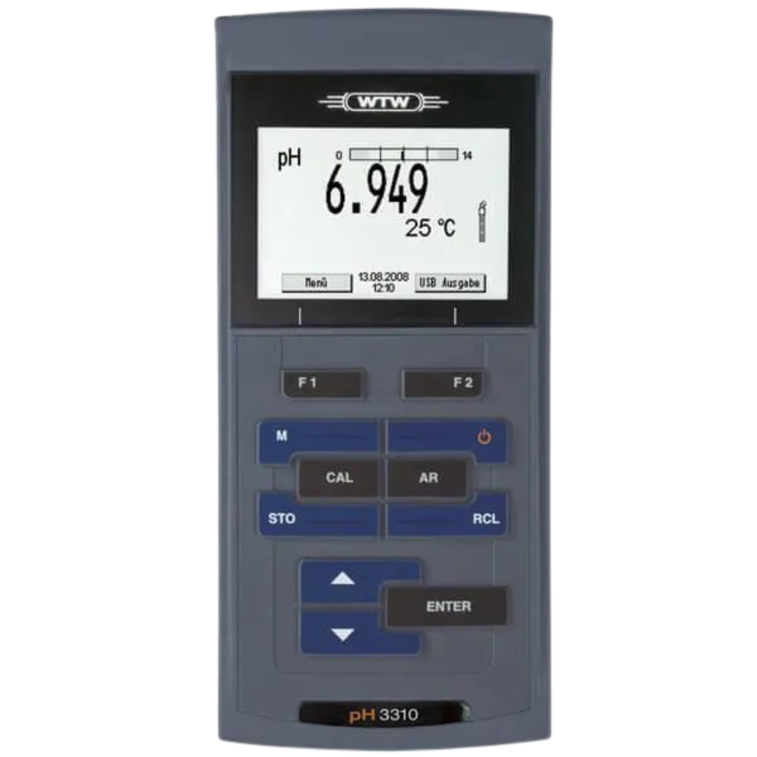 WTW ProfiLine pH 3310 Handheld Meter (pH/mV, DIN connector), 2AA310