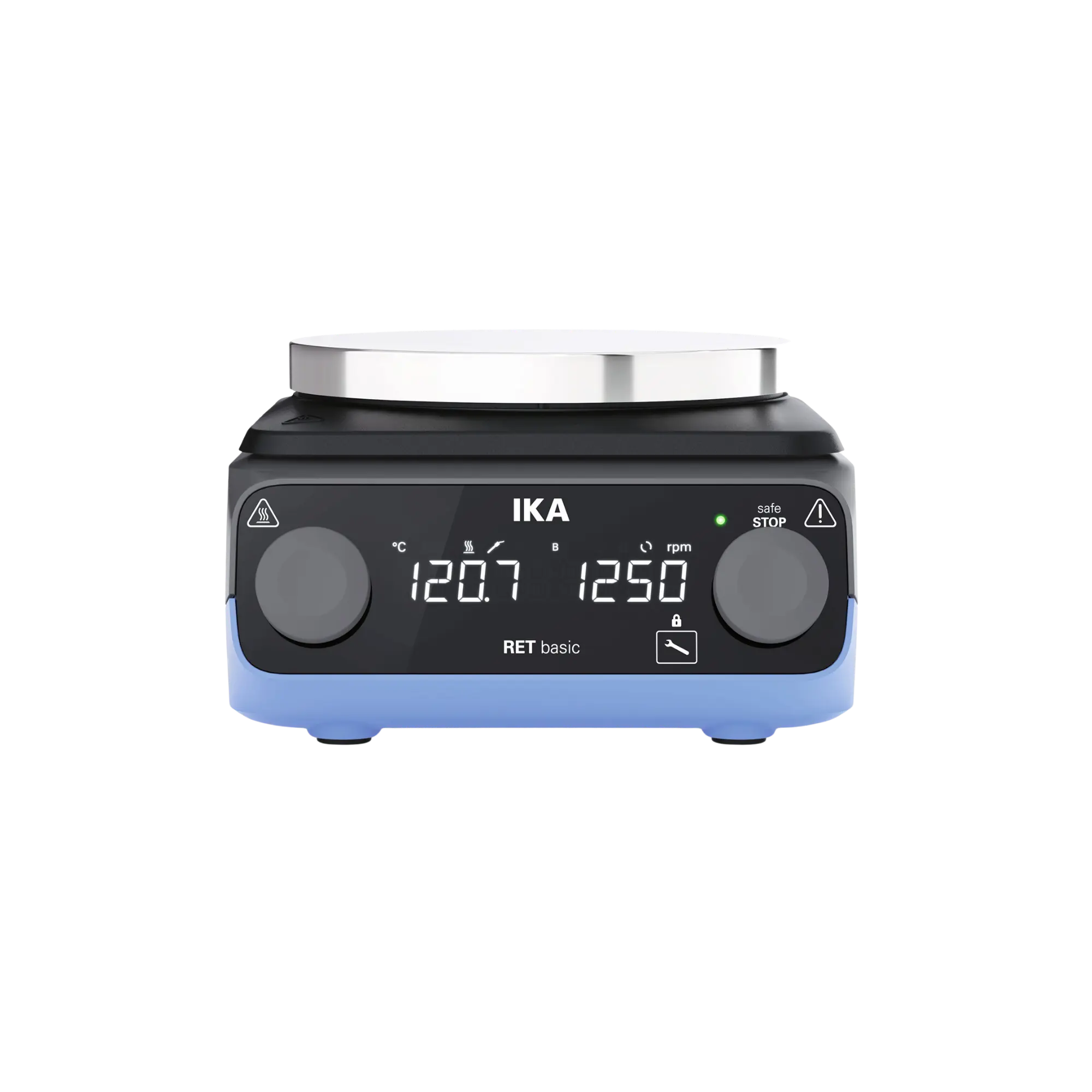 IKA RET basic magnetic stirrer with heating, stainless steel base, 0025008265