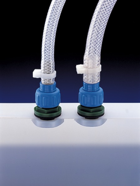 Bürkle, gas-tight PP drum pump, 2x3/4" connection, #5610-1040