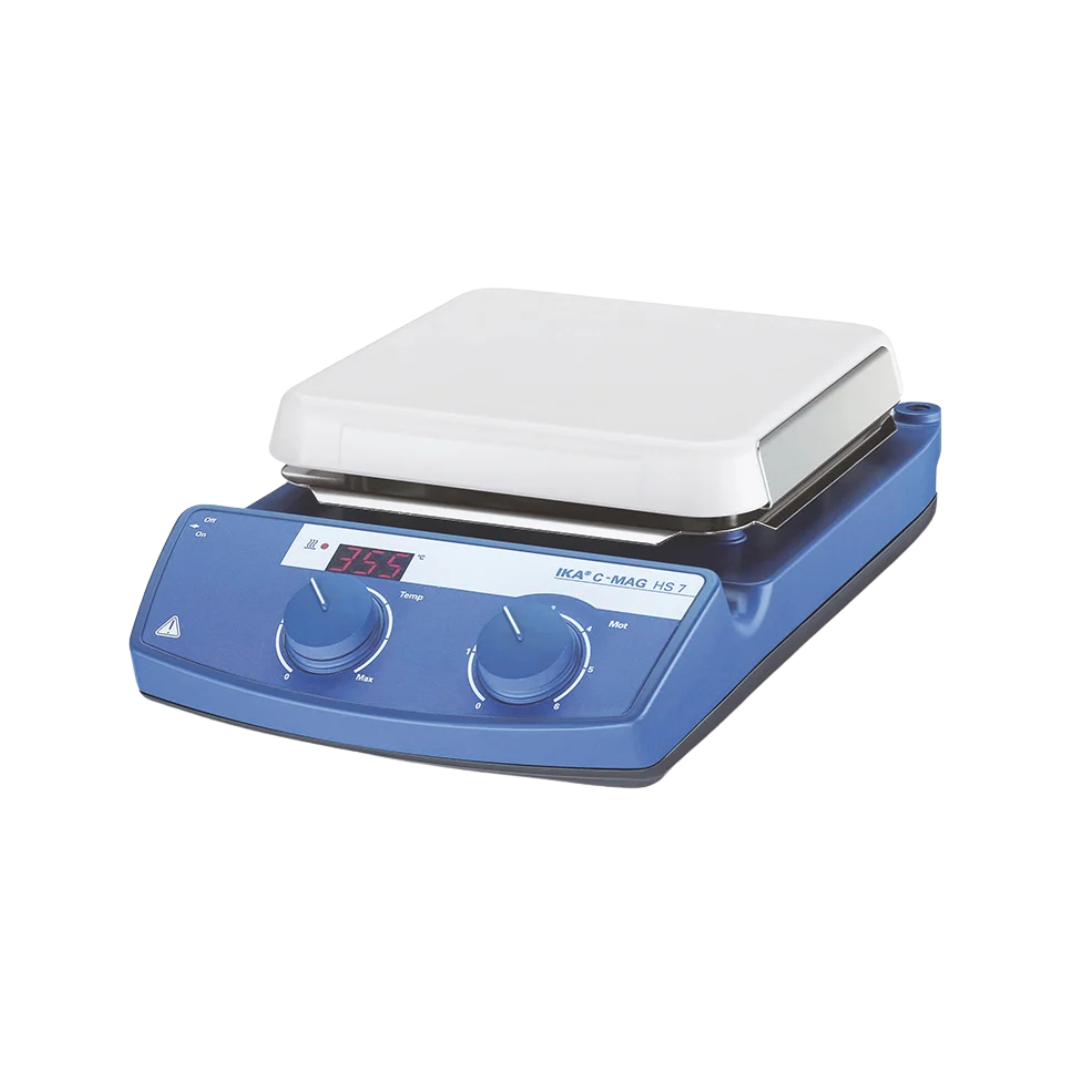 IKA C-MAG HS 7 Magnetic Stirrer with Heating, Ceramic Plate, 10 L, 500 °C, 0003581200