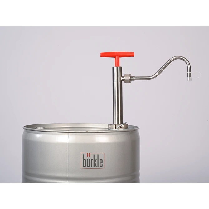 Bürkle, Stainless Steel Barrel Pump Spout, 91 cm, 540 ml per stroke, #5601-0800
