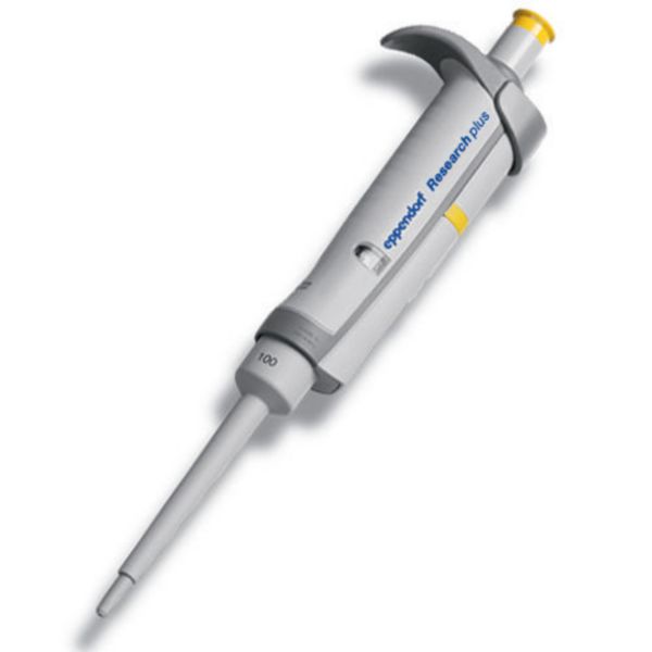 Eppendorf Research Pipette®plus G, single-channel, fixed, 100 µL, yellow, 3124000075