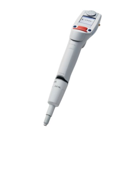 Eppendorf Pipette Explorer ®, single-channel, variable, 0.125 – 2.5 mL, red, 4861000044