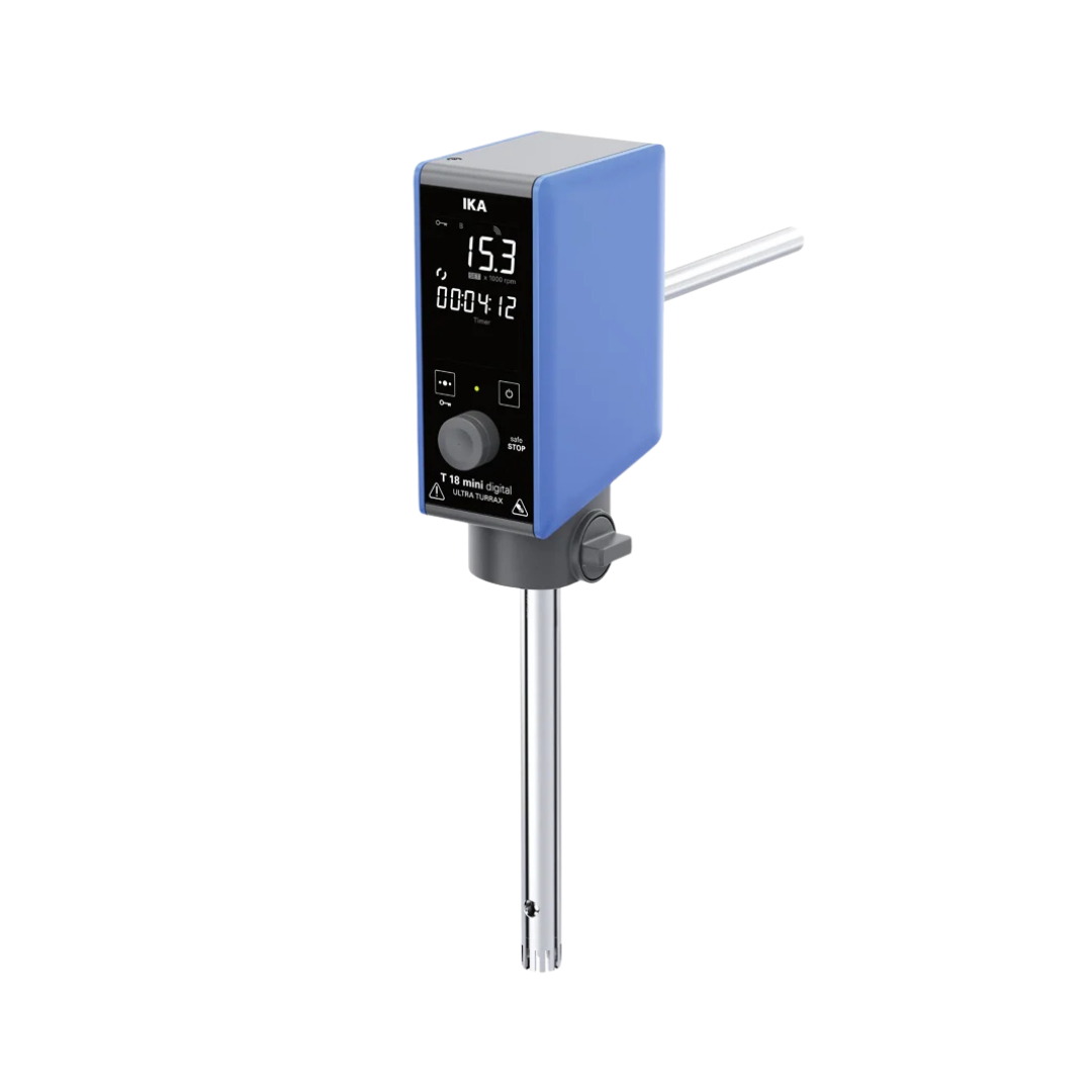 IKA T 18 mini digital ULTRA-TURRAX disperser, 1,500 ml, brushless, timer, 0025005828