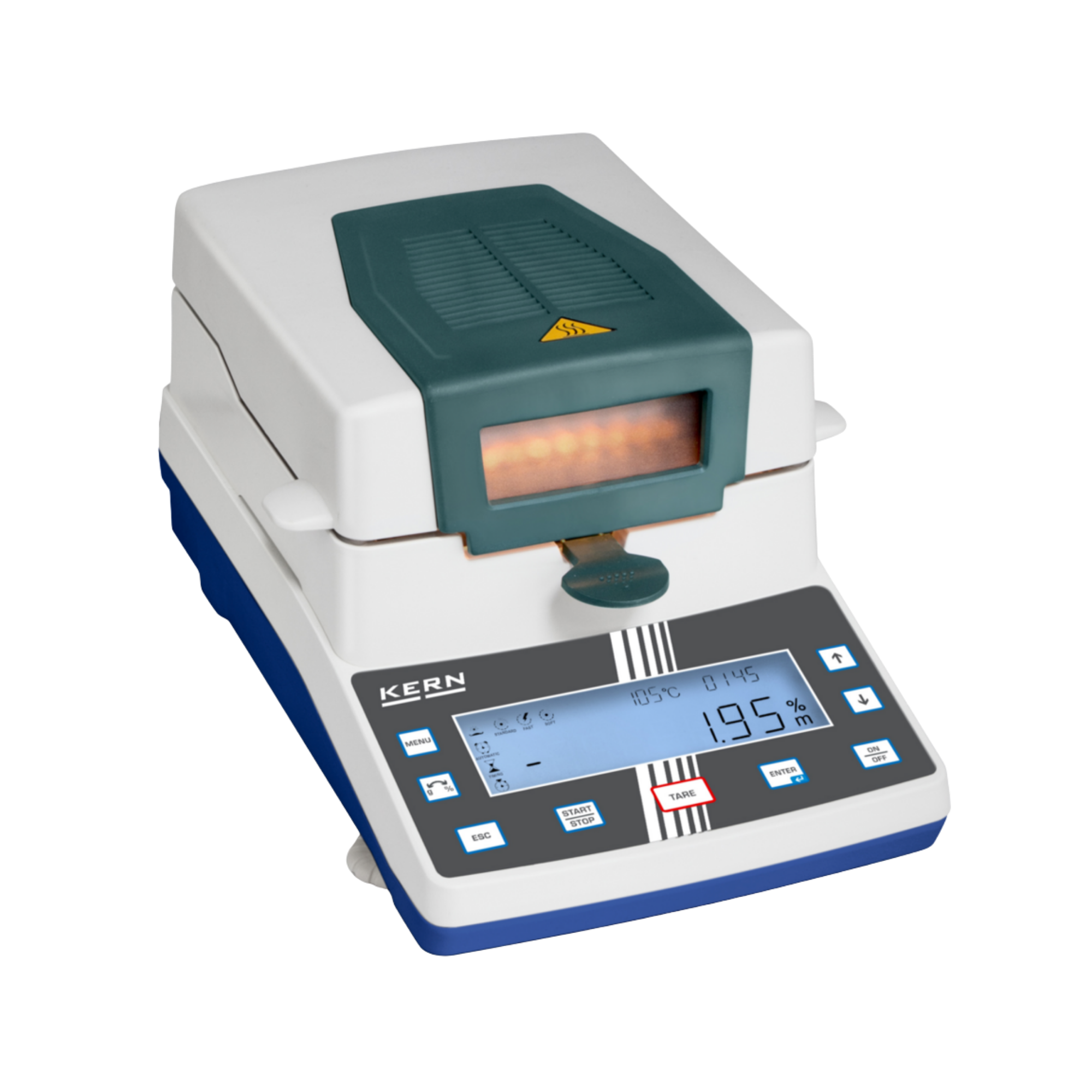 KERN DAB 200-2 Halogen Moisture Analyser, 200 g / 0.01 g (0.05 %)