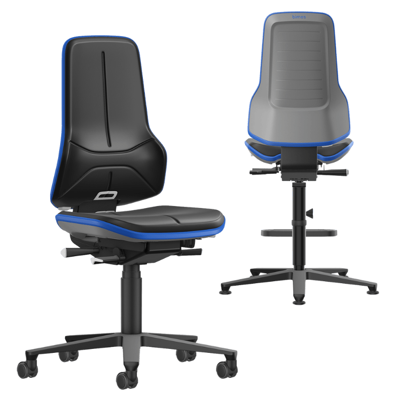 Bimos NEON 1 laboratory chair, with glides, 9560-9999-278