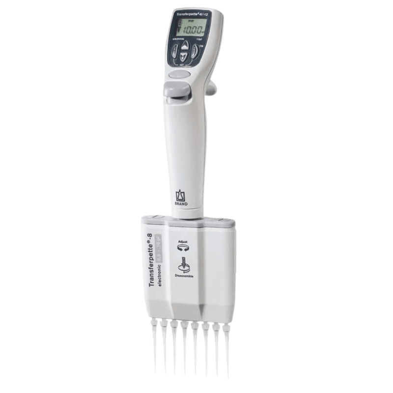 Brand Multi-channel microlitre pipette Transferpette ®, -8 electronic, DE-M, 705403