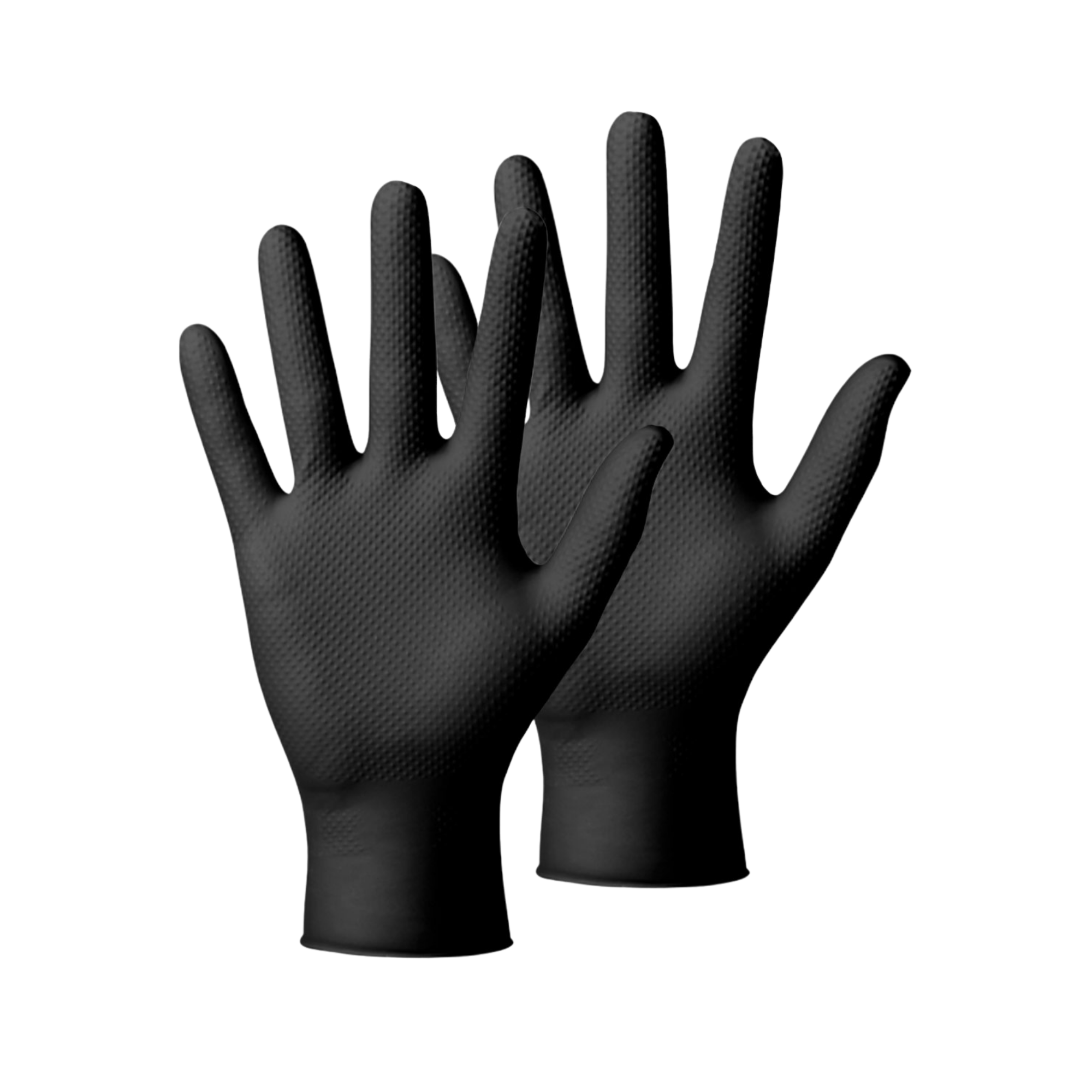 Meditrade Nitrile StellarGrip Black Protective Gloves, box of 500 (10 boxes of 50), PPE Class III