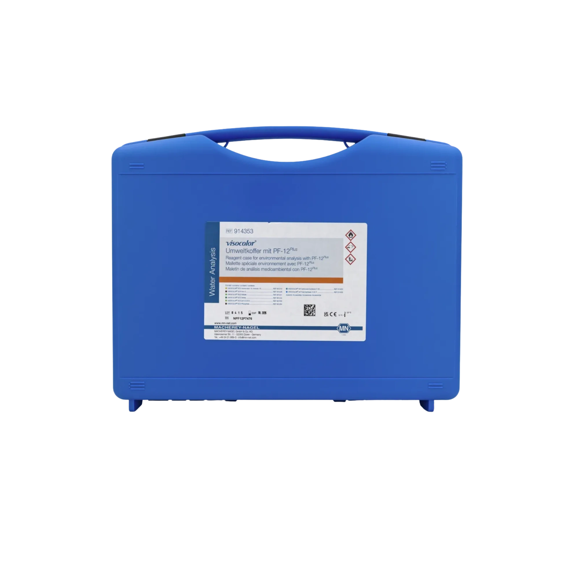 Macherey-Nagel VISOCOLOR Umweltkoffer mit PF-12Plus, 914353