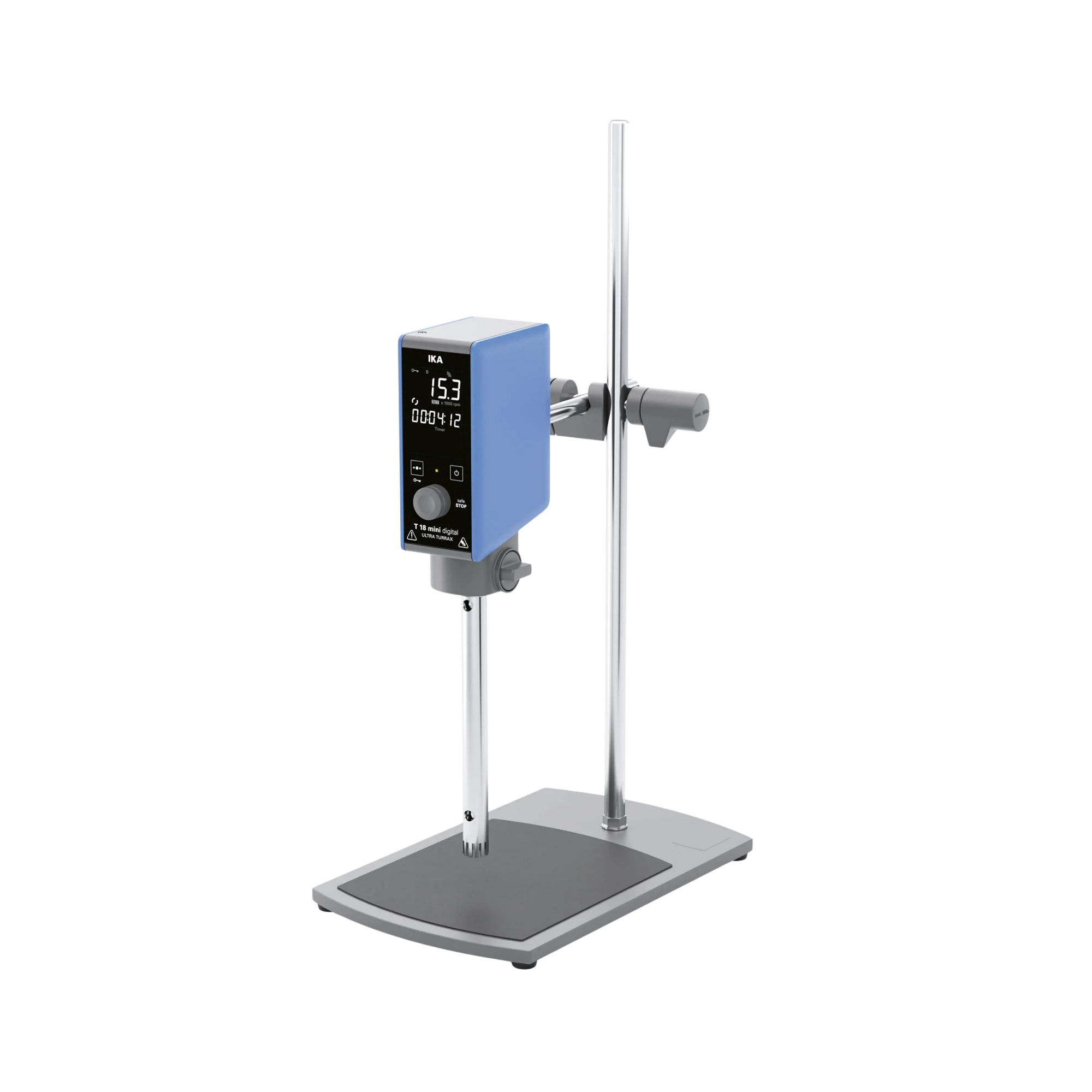 IKA T 18 mini digital Solution, disperser set, including tool and stand, 0010015137