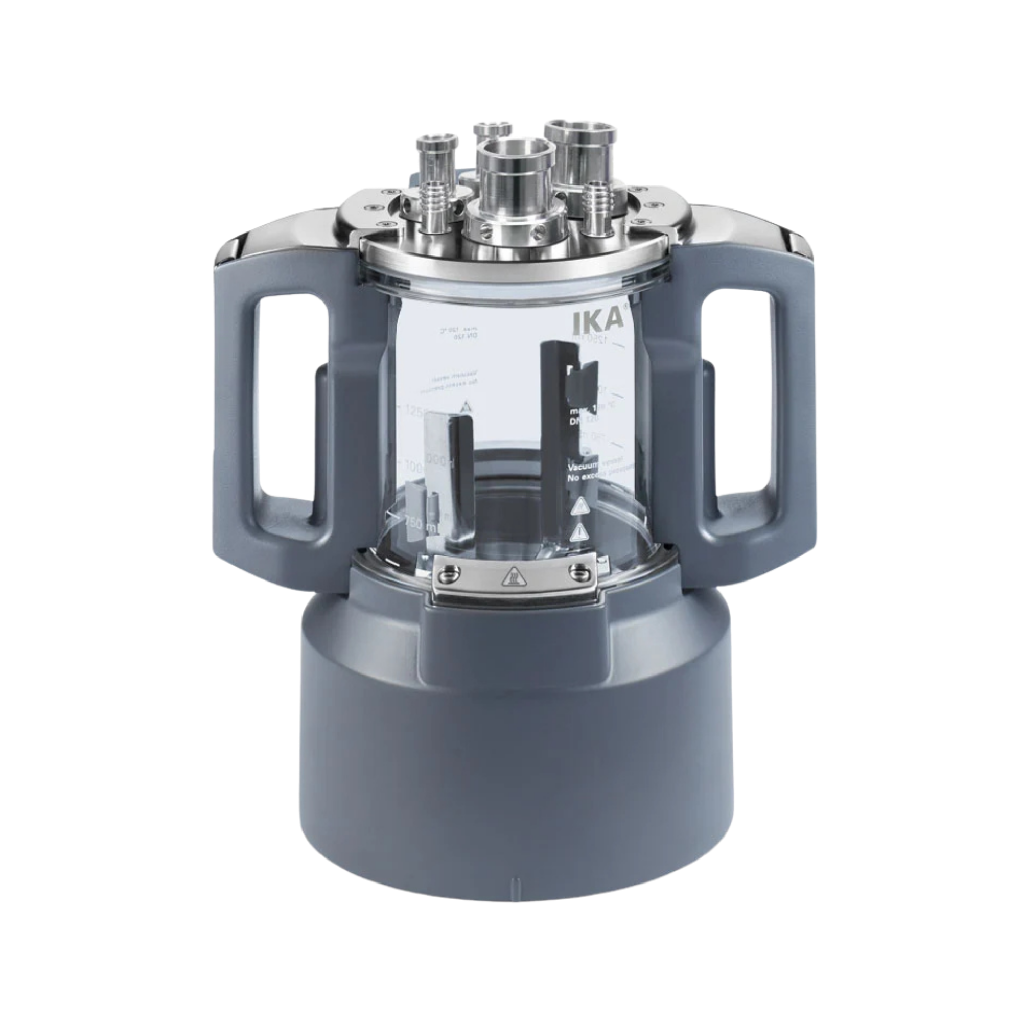 IKA LR 1000.3 laboratory reactor vessel with bottom drain valve, vacuum, 1000 ml, 0025001955