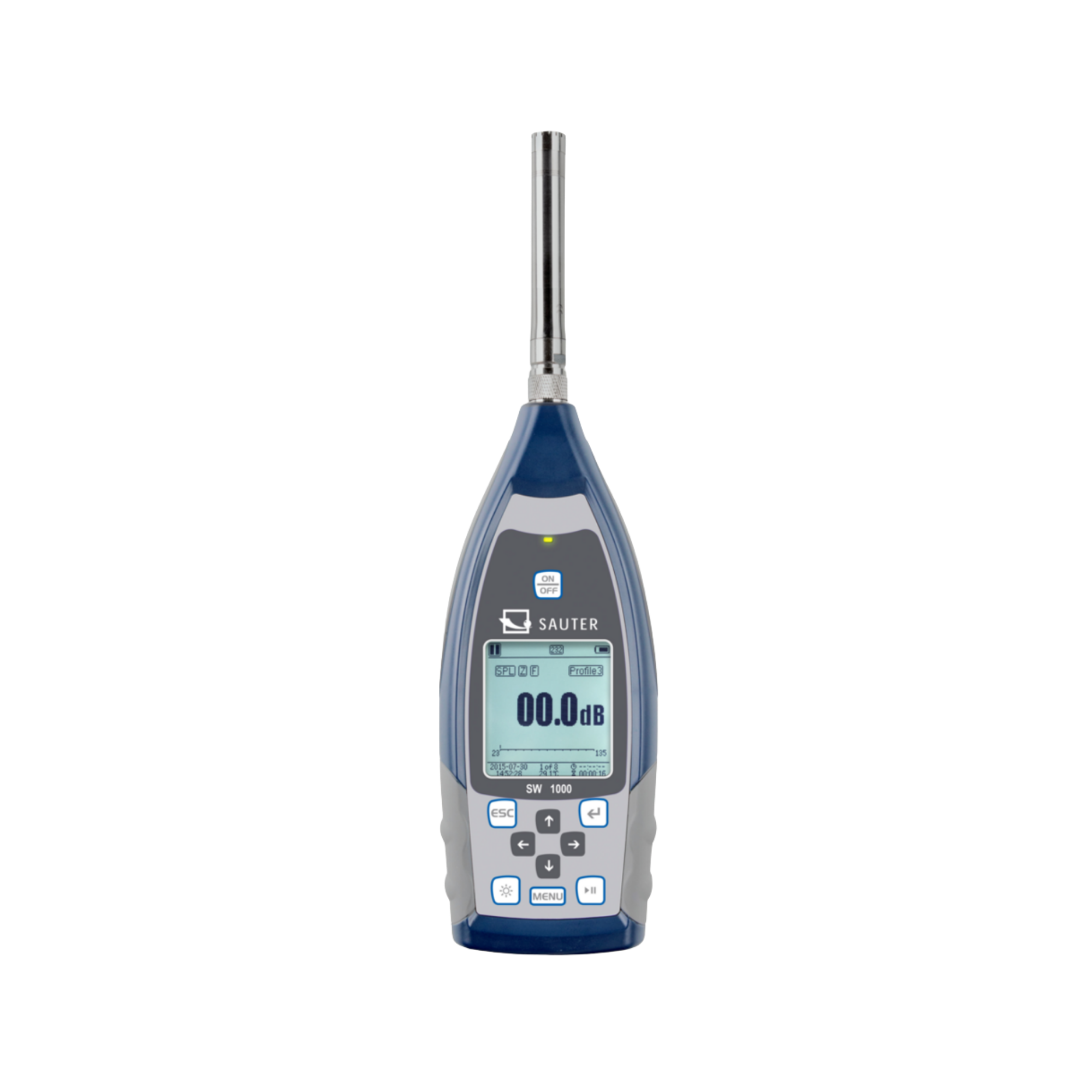 SAUTER SW 1000 Class 1 sound level metre, data logger, octave band filter