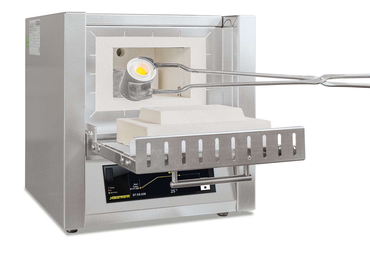 Nabertherm Muffle Furnace L 3/11, Tmax 1100 °C, 3 l capacity, hinged door, L-035K1ANL