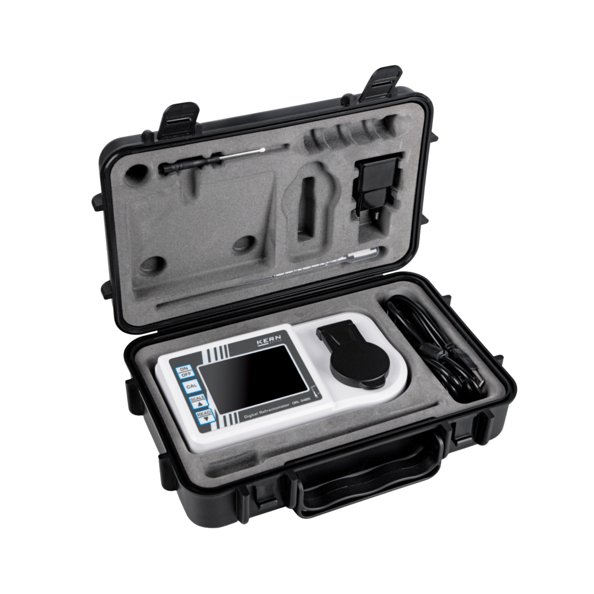 KERN ORL 94BS Premium Digital Refractometer, Brix 0–94%, nD, IP65