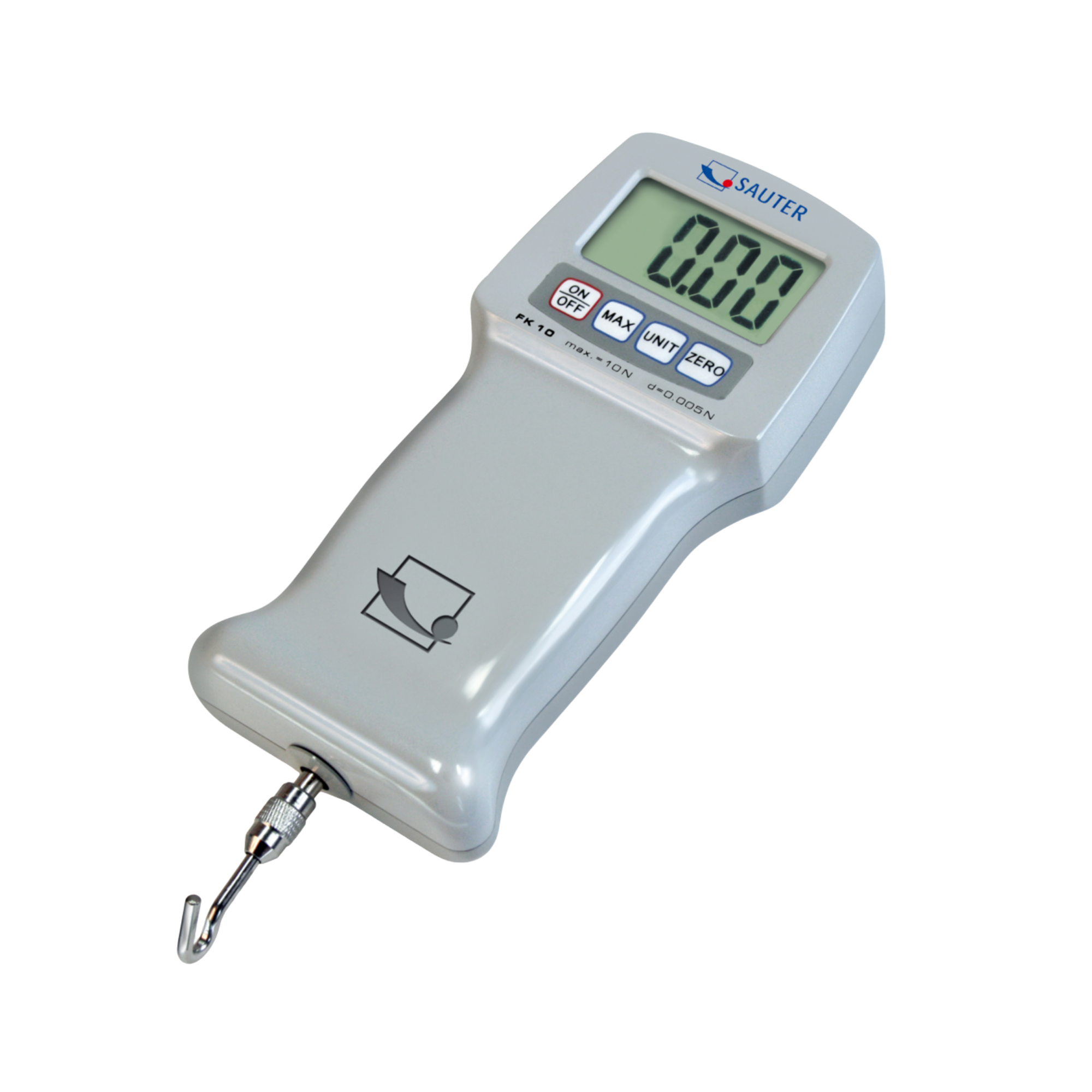 SAUTER FK 1K Digital Force Gauge, Tensile and Compressive Force, Max. 1000 N