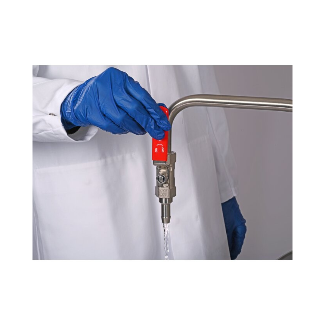 Bürkle hand pump for solvents, stainless steel, 60 cm, 5603-1000