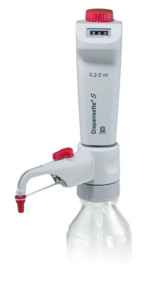 Brand Bottle-top dispenser, Dispensette®S, Digital, DE-M, 0.2–2 ml, with RDV, #4600321